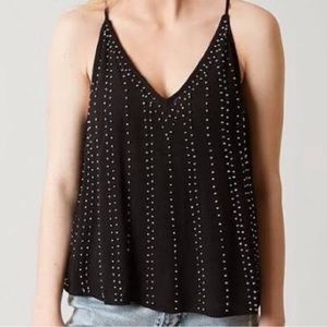 Intimately Free People black thin straps silver beads size S